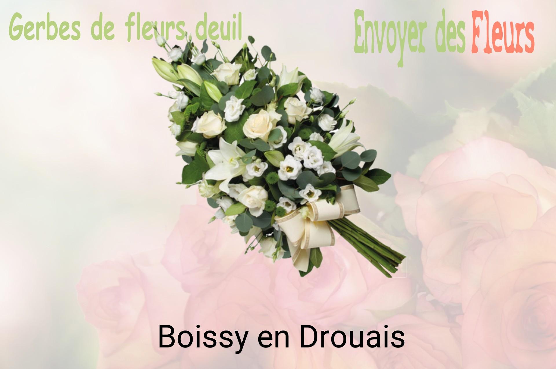 Gerbe de fleurs de deuil livrée à Boissy-en-Drouais